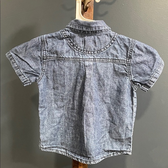 Denim Blue Kids Shirt - Picture 2 of 4